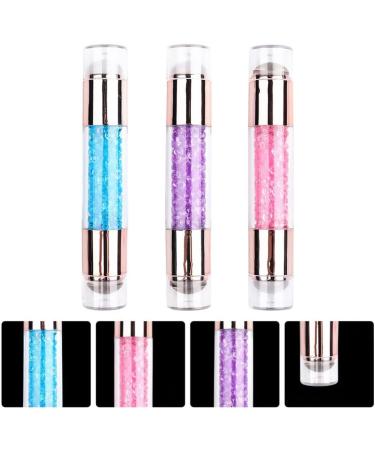 3pcs Double Head Nail Template Silicone Nail Stamper French Nail Stamper Manicure Art Stamper Silicone Gel Clear Nail Stamper Nail Tools Nail Stamping Head Acrylic Jelly Fingernail - Buy Online on GoSupps.com