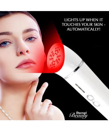 Eternal Beauty 2.0 Red Blue Green Light Therapy Wand for Face - Firming and Tightening Device for Wrinkles - Buy Online on GoSupps.com