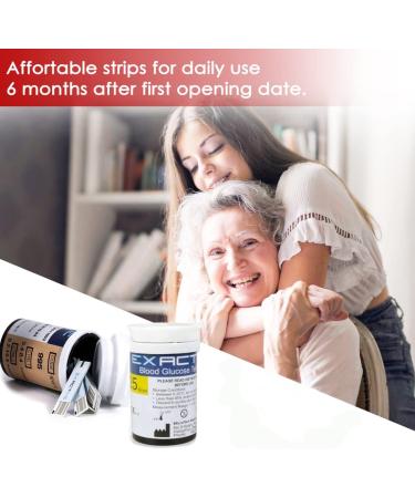 Exactive VITAL Test Strips - 100 Pieces + 100 Lancets for Blood Glucose Meter | Fast International Shipping - Buy Online on GoSupps.com