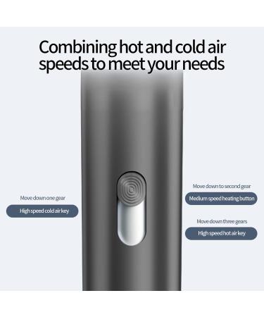 hair dryer Hair Salon Blowing High-power household hair dryer hair salon negative ion hair dryer constant temperature of 134.6 no damage to hair Uniform heat distribution (Gray) - Buy Online on GoSupps.com