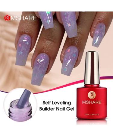 Milky White Self Leveling Extension Gel Quick Building Clear Pink Nail Tips Led UV Gel Soak Off - (Color: 016) - Buy Online on GoSupps.com