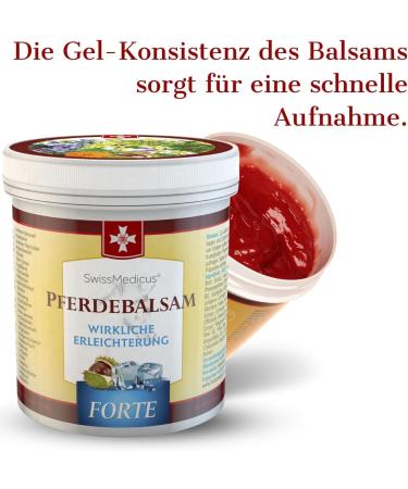 Swissmedicus Horse Balm Massage Gel - 250ml with 25 Herbal Extracts for Muscles & Joints Relief - Cooling Formula with Horse Chestnut Arnica & Eucalyptus - Buy Online on GoSupps.com