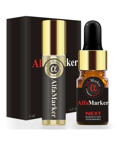 Pheromone Cologne for Men - Pheromones Oil Perfume for Men - Pheromone Set (5ml dropper+5 ml rollon) Citrus 0.17 Fl Oz (Pack of 1)