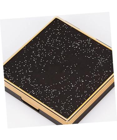 NOLITOY 1pc Eyeshadow Metal Nail File Small Empty Eye Shadow Pallet Eye Shadow Box Powder Box Magnetic 1 count (Pack of 1) Black - Buy Online on GoSupps.com