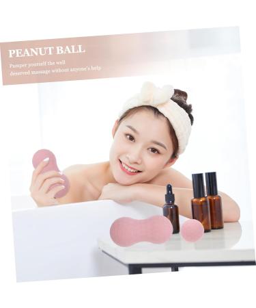 Beaupretty 4-Piece Fascia Ball Massage Set - Back & Shoulder Relief Devices | Neck Massage Tools | Relaxation Ball Pebbles - Pink 12x6x5cm - Buy Online on GoSupps.com