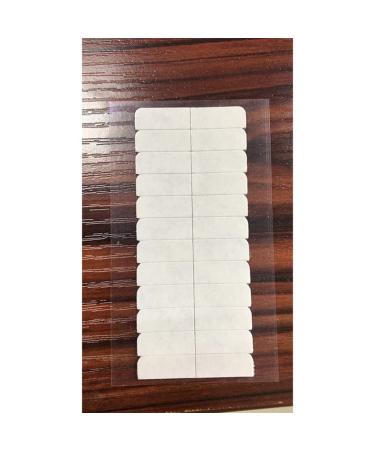solicitous 240 Tabs/Lots 20 Sheets No Shine White Adhesive Tape Fixed Wig Glue Strips Waterproof for Toupees/Lace Wig - Buy Online on GoSupps.com