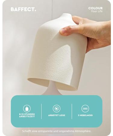 Baffect 250ML Ceramic Aromatherapy Diffuser with Night Light | Electric Room Fragrance & Timer | Perfect Christmas Gift - Buy Online on GoSupps.com