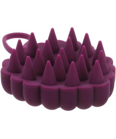 Fomiyes 5-St Shampoo ArtFakt Massage Device - Hairbrush Cleaning & Scalp Brush Scrubber - 5pcs Violet Kamm Head Pebbles - Perfect for Shower & Hair Care - Buy Online on GoSupps.com