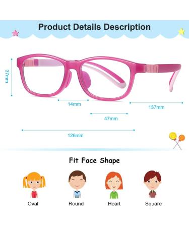 STORYCOAST 2 Pack Kids Blue Light Blocking Glasses | Age 5-12 | UV Protection | Anti Eyestrain | Red + Green | Silicone TR90 Lightweight - Buy Online on GoSupps.com