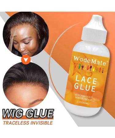 Strong Hold Wig Glue - Waterproof Adhesive for Lace Wigs & Toupees - 2.1oz Oil-Resistant Bonding - Buy Online on GoSupps.com