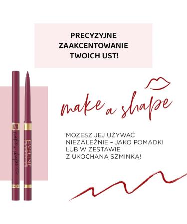 Eveline Cosmetics Make a Shape Lip Contourer nr 05 Pink Rose - Buy Online on GoSupps.com