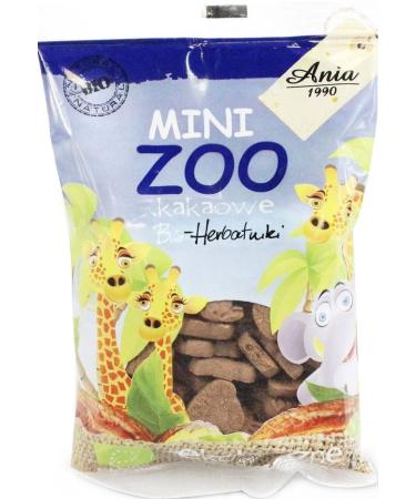 Organic Mini Zoo Cocoa Biscuits 100 g