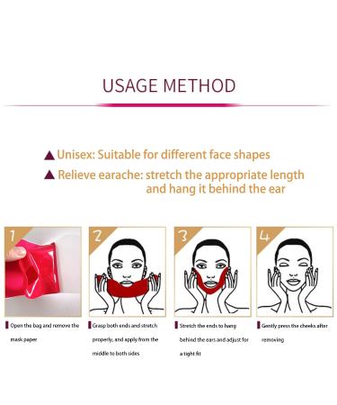 APPTI Rose Collagen V-Line Shaping Face Mask for Women - Double Chin Reducer & Neck Slimmer - Buy Online on GoSupps.com