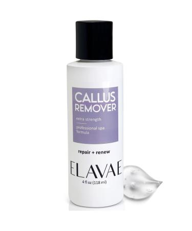 Callus Remover for Feet by ELAVAE, Foot Callus Remover and Dead Skin Remover for Feet, Callus Remover Gel Works with Pumice Stone or Foot Scraper for Callus Removal Scent Free 4 Fl Oz (Pack of 1)
