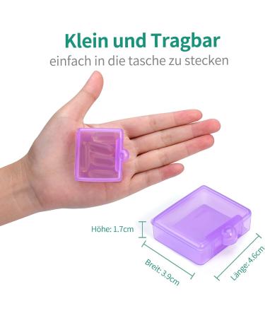 OPRET 3-Piece Portable Pill Organizer - Small Tablet Box for Vitamins Fish Oil & Tablets - Travel-Friendly (Blue Purple Pink) - Buy Online on GoSupps.com