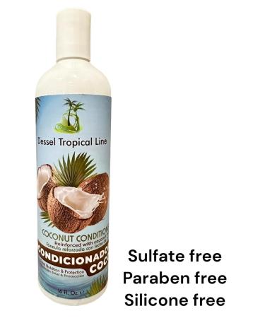 Coconut Hair Conditioner & Shampoo with Argan Oil - 100% Natural for Dry Scalp & Hair Growth - Buy Online on GoSupps.com
