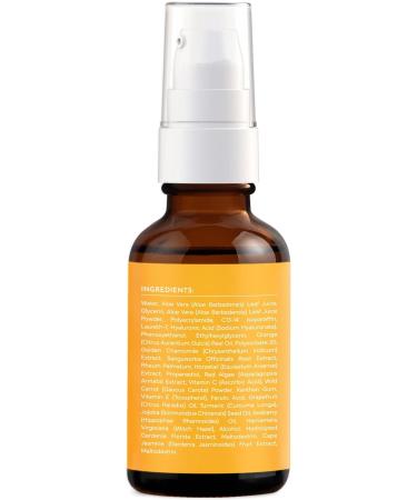 Turmeric Vitamin C Face Serum for Dark Spots & Circles | Brightening Skin Care with Vitamin C E & Ferulic Acid - 1 Fl oz - Buy Online on GoSupps.com