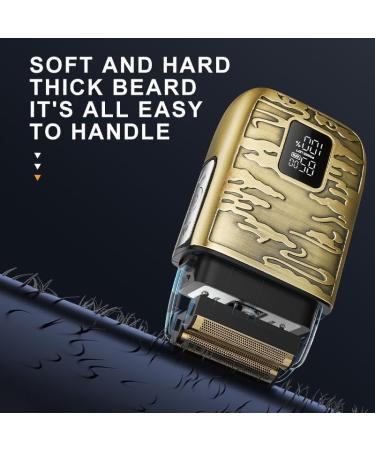 SBJKLYRN Electric shaver Hair shavers for men 3speed shaver for bald heads with double foil beard shavers for men - Buy Online on GoSupps.com