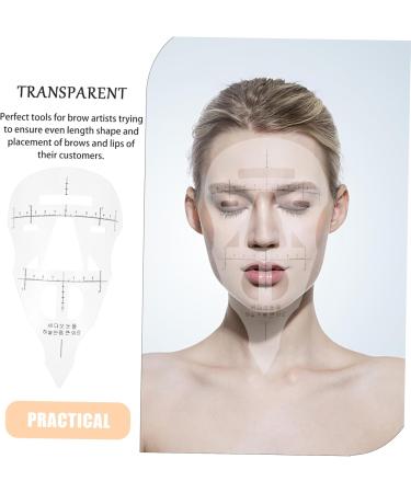 Hemoton 1pc Lip Ruler Eyebrow Ruler Eyebrow Grooming Stencil Eyebrow Stencil Positioning Tool Thread - Buy Online on GoSupps.com