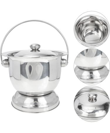 ORFOFE Patient Urinal Pot Practical People Urinals Kids Pee Stainless Cover Steel Travel Toilet Elders Training Sturdy With - Buy Online on GoSupps.com