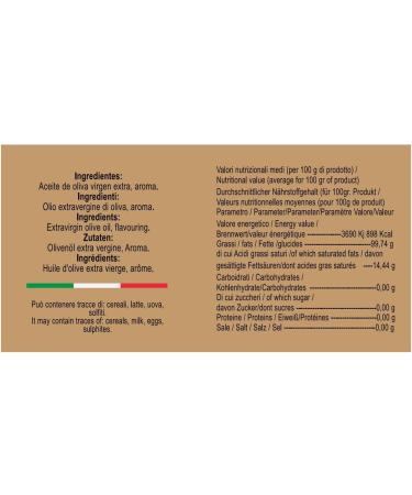 aBeiou. White truffle oil 250ml extra gourmet product 100% Italian extra virgin olive oil flavoured with white truffle artisanal oil vegan vegetarian gifts White 250 - Buy Online on GoSupps.com