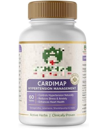 MA Cardimap | Unique Formulation | Synergy of 5 Herbs | Fast Onset of Action | 60 Tablets - by Bestdeals