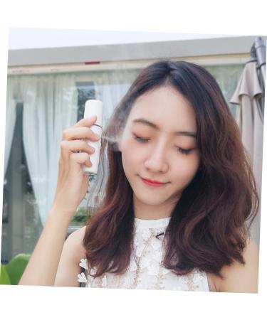 WOONEKY 2pcs Nanometer Sprayer Face Sprayer Handheld Facial Sprayer Mini Face Humidifier Face Steamer White - Buy Online on GoSupps.com