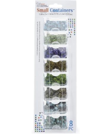 Elizabeth Ward Clear Plastic Bead Storage Containers (8pc) - Small, Organize Jewelry Making Supplies, Securely Snaps Shut - 1 Pack - Buy Online on GoSupps.com