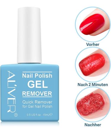  P-Beauty Cosmetic Accessories P-Beauty Acetone-Free Nail Polish Remover | Professional 3-Minute Nail Polish Remover | Remover for Gel Shellac and UV Polish | Nail Polish Remover | Fast Removal - Buy Online on GoSupps.com