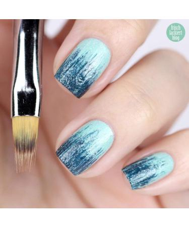 UV Gel Nail Brush Set - Ombre Nail Brushes with Rhinestone Handle | Professional Nail Art Tools & Pens for Perfect Manicures - Buy Online on GoSupps.com