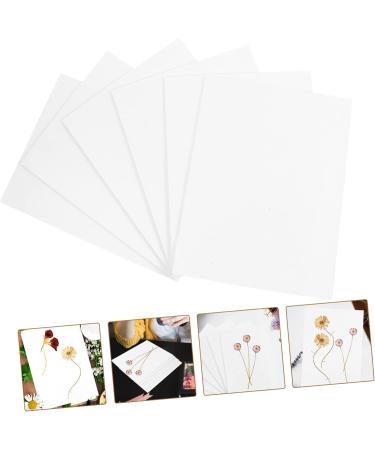 FRCOLOR Dried Flower Press Paperboard - Embossed Absorbent Board Book Press Tool for Plant Book - 3pcs White Flower Press Kit - Buy Online on GoSupps.com