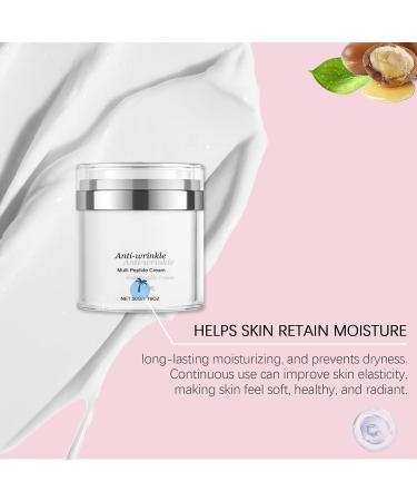 Copper Peptide Face Cream with GHK-Cu & Shea Butter - Anti-Aging Moisturizer with Hyaluronic Acid & Coconut Oil for All Skin Types Wrinkle Cream for Firming & Hydration 50g / 1.76oz - Buy Online on GoSupps.com