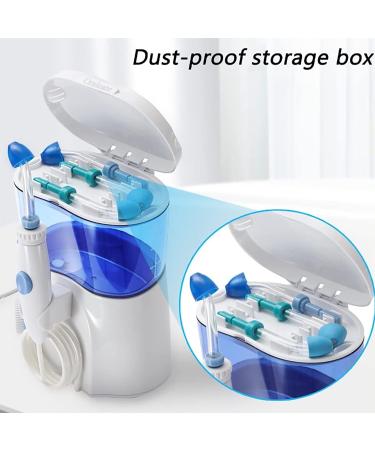 Sinus Rinse Kit - 600ML Electric Neti Pot for Kids & Adults | Four Spouts Nasal Irrigation for Effective Sinus Relief | International Shipping Available - Buy Online on GoSupps.com