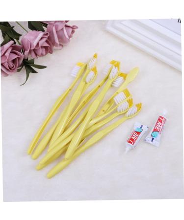 20 Pcs Toothbrush Travel Set - Built-in Toiletries (2 Packs) | Perfect for International Travel - Buy Online on GoSupps.com