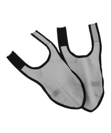 Mikinona 1 Pair Shatterproof Hair Shoe Covers Accessories for Salon Shoes Covers Hair Salon Accessory Hair Stylist Shoes Covers Hair Stylist Shoes Cloth Shoes Protector Shoes Cape Pongee 38.00X12.00X0.60CM