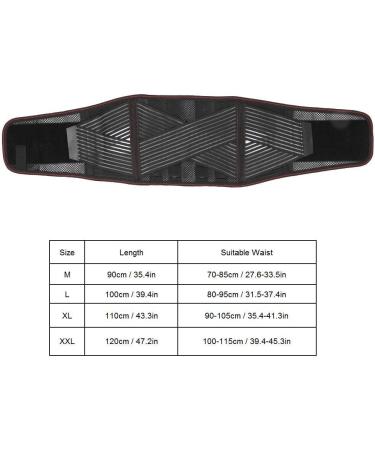 Zjchao Self-Heating Waist Support Belt for Lumbar Pain Relief | Adjustable Lower Back Brace for Muscle Support - Buy Online on GoSupps.com