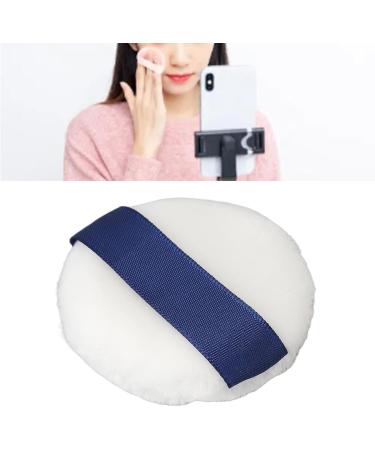 Circular Makeup Puff Dual Sided Plush Facial Makeup Puff Large Makeup Blender Puff for Party Travel - Buy Online on GoSupps.com