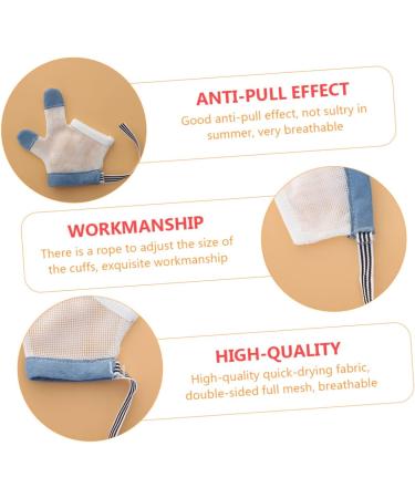 Ibasenice Anti-Eating Gloves - 2 Pairs F ustlings for Thumb List & Foot Sucking - International Shipping Available - Buy Online on GoSupps.com