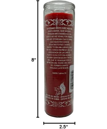 Justo Juez Candle - Handcrafted Spiritual Candle for Peace & Justice | Shop Internationally - Buy Online on GoSupps.com