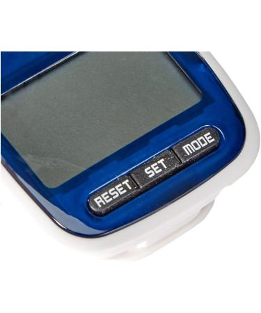 Moses Unisex Adult Wanderlust Pedometer - Distance & Calorie Tracker with Auto Switch-Off & Belt Clip - Blue One Size | International Shipping Available - Buy Online on GoSupps.com