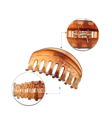 Luckycivia 6 PACK Large Plastic Hair Claw Clips (4 inch) - Strong Hold & Non-Slip Barrettes for Women, Lady, Girls - Fashion Hair Accessories - Buy Online on GoSupps.com