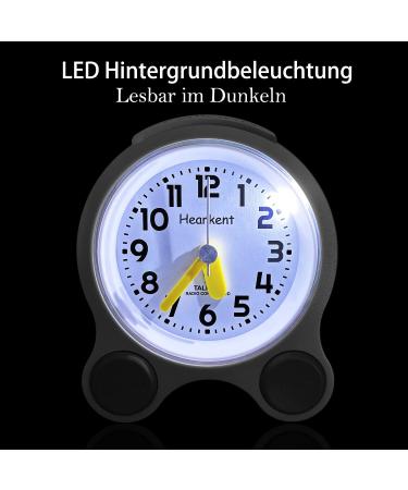 Hearcent Speaking Alarm Clock - German Voice Background Lighting & 5 Alarms for the Visually Impaired | Ideal for Seniors - Buy Online on GoSupps.com