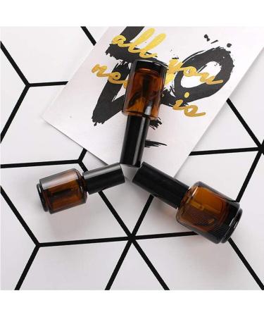 Happyupcity 5x Empty Round Nail Polish Jars - 15ml Sample Containers with Black Brush Lid for Nail Art - Buy Online on GoSupps.com