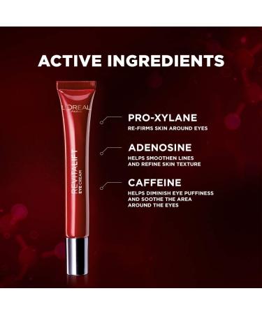 L'Oreal Paris Revitalift Triple Action Eye Cream 15ml - Targeted Eye Treatment - Buy Online on GoSupps.com
