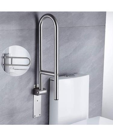 Bathroom Grab Bar Safety Support Rail 24-Inch Shower Grab Bar Brushed Nickel Safety Support Handrail for Bathroom Sturdy Base Fol - Buy Online on GoSupps.com