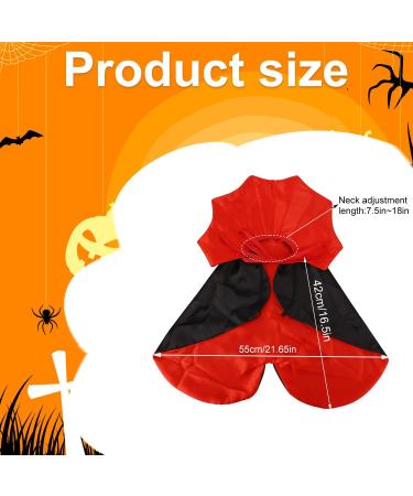 Halloween Pet Costume Dog Costume Cat Costume Dog Cape Costume Halloween Pet Cloak Interesting Dog Witch Costume for Small Medium Cats Dogs for Halloween Party - Buy Online on GoSupps.com
