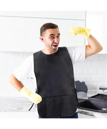 MAGICLULU Unisex Apron Waterproof Hair Cutting Salon Apron Adjustable Multi Function Cobbler Apron with Pockets for Hairdressers Cosmetology Cooking Kitchen Chef Apron - Buy Online on GoSupps.com