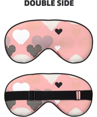 Buy Abstract Love Chart Eye Mask | Soft Elastic & Adjustable Sleeping Mask for Men & Women Comfort for Nighttime Rest - Buy Online on GoSupps.com