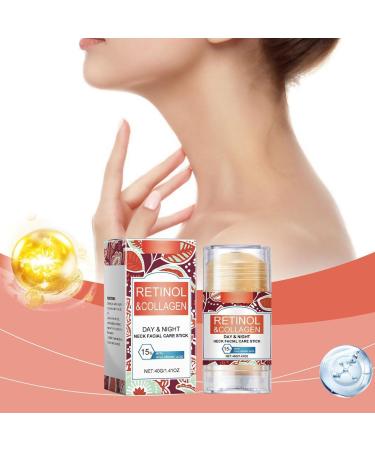 Anti-Wrinkle Moisturizing Care Stick Retinol & Collagen Face Neck Care Stick Anti-Aging Firming Cream for Neck and D collet Long-Lasting Moisturizing Nourishment Rejuvenates the Skin (2pcs) - Buy Online on GoSupps.com