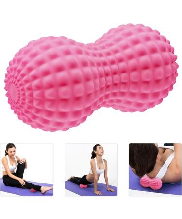 Seleware Peanut Massage Ball - Double Lacrosse Roller for Deep Tissue Relief | Back Neck Shoulder Spine Legs Hips | Trigger Point Muscle Massage - Pink - Buy Online on GoSupps.com